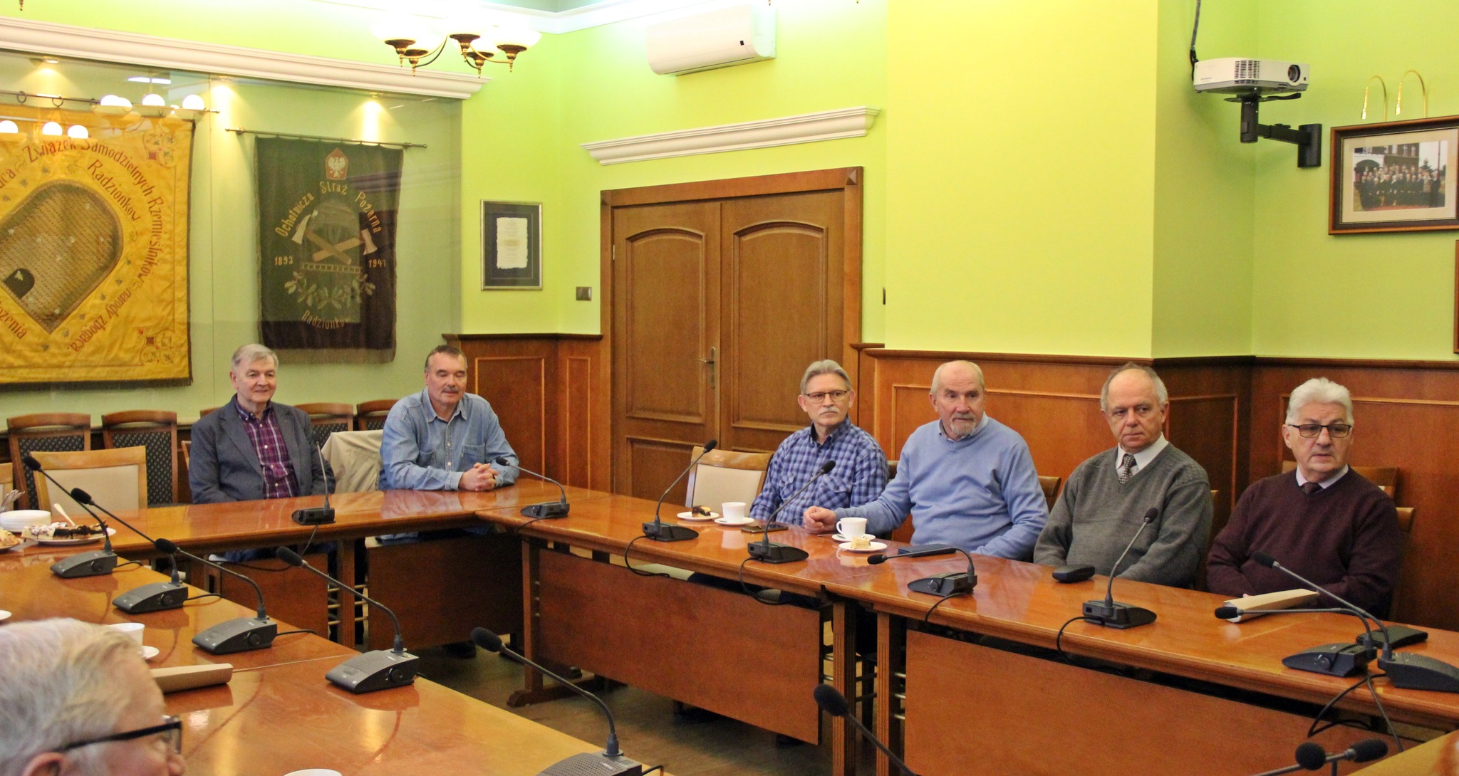 Uczestnicy spotkania dotyczącego wpisania kultu św. Barbary na listę UNESCO.