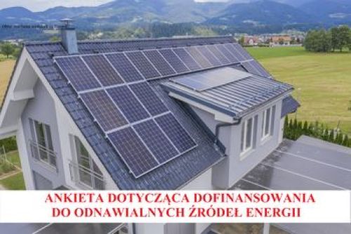 Ilustracja artykułu: "Ankieta dotycząca dofinansowania do odnawialnych źródeł energii"